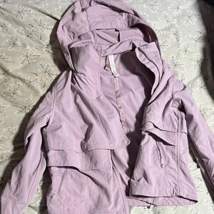 Purple Lululemon jacket rain coat